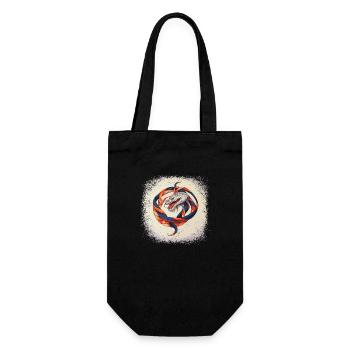 snake shirts women happy gift shirts for snake - Geschenkbeutel für Flaschen - Schwarz - Vorne
