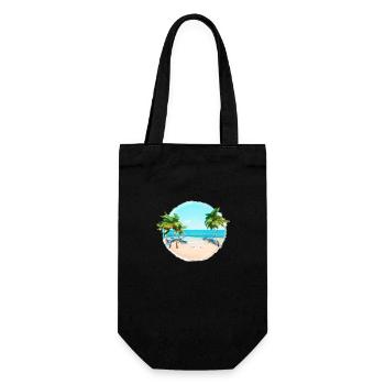 Vacances d’été Palm Beach Palm Islands Island Sun - Sac à bouteille - noir - Devant