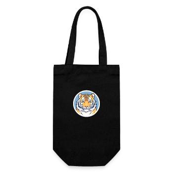 Majestic Tiger - Gift Bag for Bottles - black - Front