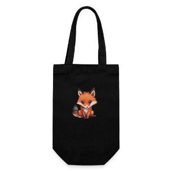 Kleine Fuchs - Geschenkbeutel für Flaschen - Schwarz - Vorne