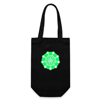 Pattern - Gift Bag for Bottles - black - Front