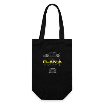 plan voiture sport - Sac à bouteille - noir - Devant