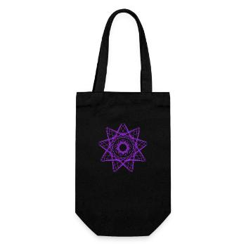 Pattern - Gift Bag for Bottles - black - Front