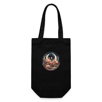 Plants World - Gift Bag for Bottles - black - Front