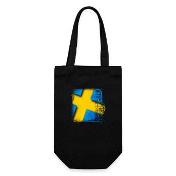 Suède Suède drapeau national norden skandinavia - Sac à bouteille - noir - Devant