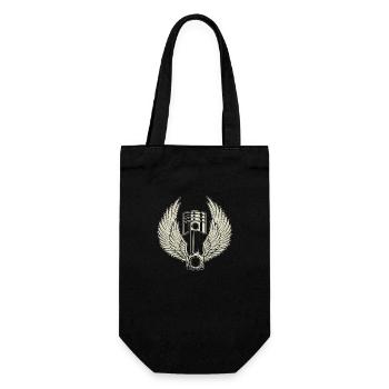 WED KOLBEN - Geschenkbeutel für Flaschen - Schwarz - Vorne