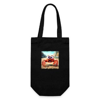 Crabe fou - Sac à bouteille - noir - Devant