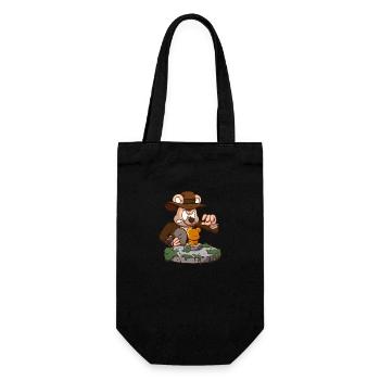 Teddy Bear Aventurier - Sac à bouteille - noir - Devant