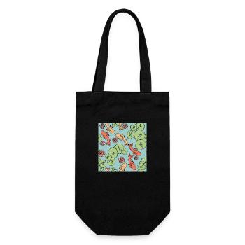 Fish pond - Gift Bag for Bottles - black - Front