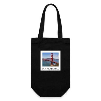 San Francisco - Geschenkbeutel für Flaschen - Schwarz - Vorne