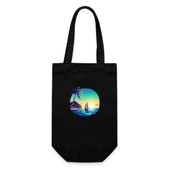 voilier voilier voilier voilier voilier voilier - Sac à bouteille - noir - Devant