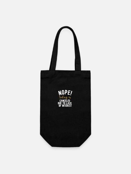 Non. Aujourd’hui est annulé en raison du manque d’intérêt - Sac à bouteille - noir