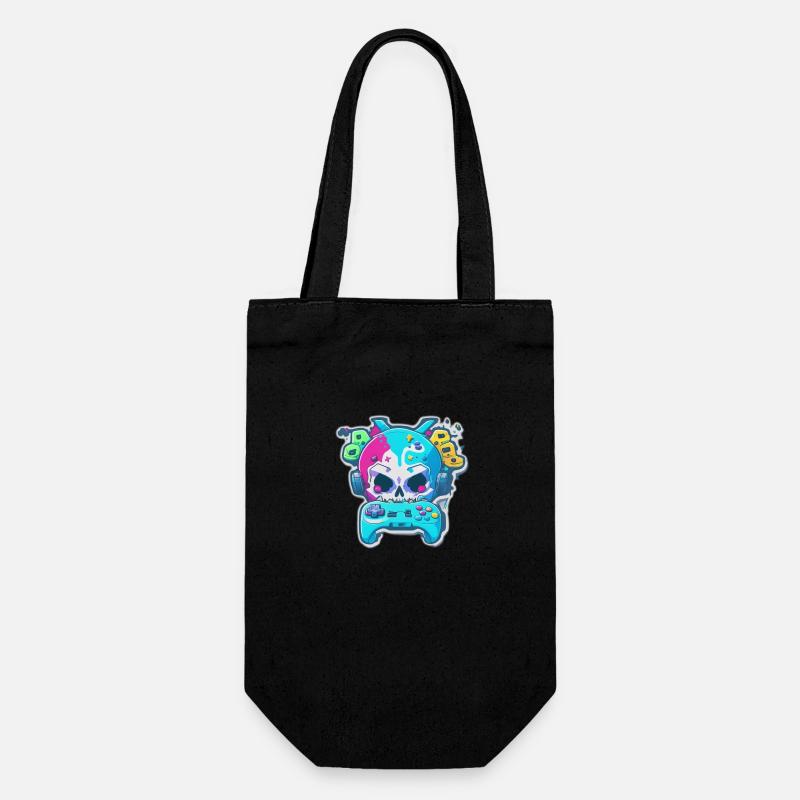 Skullhead Controller - Geschenkbeutel für Flaschen - Schwarz