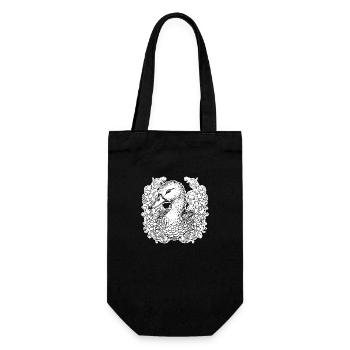 Duck Birds Ducks - Gift Bag for Bottles - black - Front