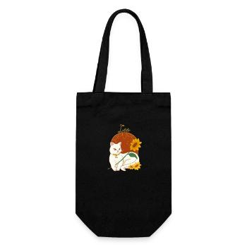 Leo Zodiac Sign Cat - Geschenkbeutel für Flaschen - Schwarz - Vorne