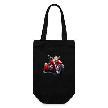 La fascination des motos classiques et du tricycle - Sac à bouteille - noir - Devant