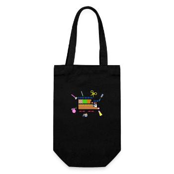 HedgehogBeauty - Gift Bag for Bottles - black - Front