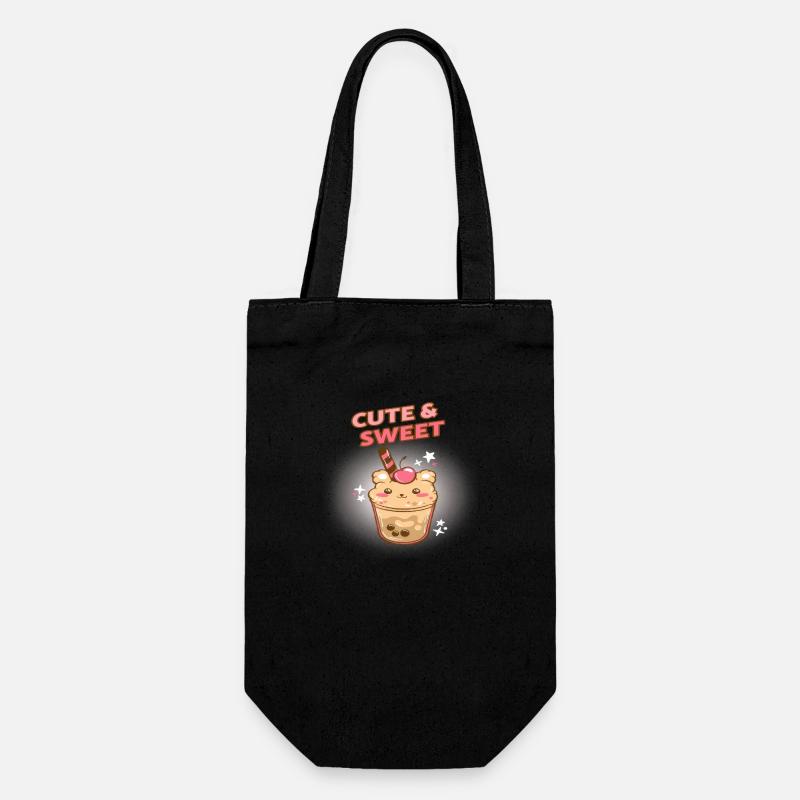 Cute & Sweet - Geschenkbeutel für Flaschen - Schwarz