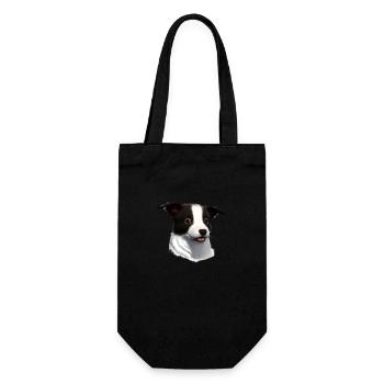 Border Collie Dogs Dog Lovers Dog Owners - Sac à bouteille - noir - Devant
