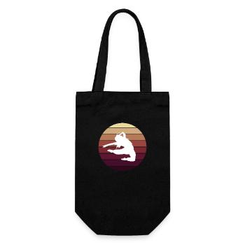 Dancing Dance Music - Geschenkbeutel für Flaschen - Schwarz - Vorne