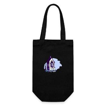 Cimetière Grave Crypte - Sac à bouteille - noir - Devant