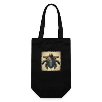 jokes statement present fun birthday present happy - Gift Bag for Bottles - black - Front