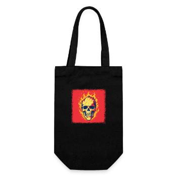 birthday present idea bubble tea time joke - Gift Bag for Bottles - black - Front