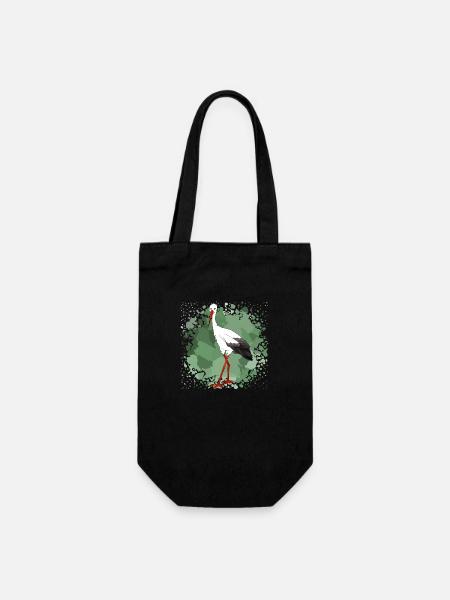 Cigogne - Sac à bouteille - noir