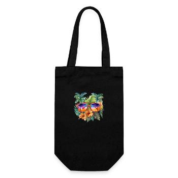 Sunglasse Triopical Summer Sun Beach South Seas - Gift Bag for Bottles - black - Front