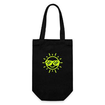 Sun Happy Face Yoga - Sac à bouteille - noir - Devant