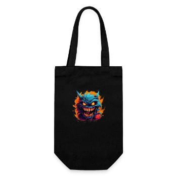 Halloween Monsters - Gift Bag for Bottles - black - Front