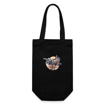 Africa airline - Gift Bag for Bottles - black - Front