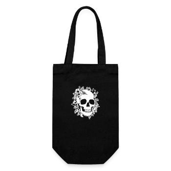 Skeleton Costume Bones Halloween Horreur - Sac à bouteille - noir - Devant