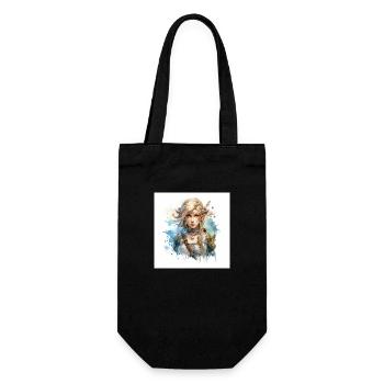 Gaming art tears of kingdom, ocorina of time,selda - Gift Bag for Bottles - black - Front
