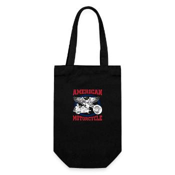 American Motorcycle - Geschenkbeutel für Flaschen - Schwarz - Vorne