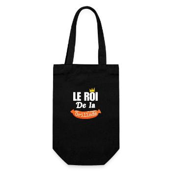 Le Roi De La Grillade - Barbecue Humour Été - Sac à bouteille - noir - Devant