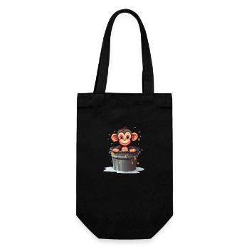 La chaleur du singe est un dicton - Sac à bouteille - noir - Devant