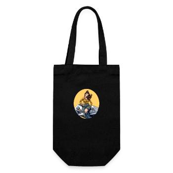 Pinup Maelle pilot - Gift Bag for Bottles - black - Front