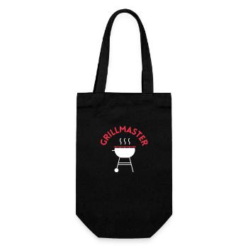 Grillmaster - Geschenkbeutel für Flaschen - Schwarz - Vorne