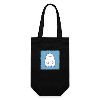 génial café bande dessinée amour cool drôle - Sac à bouteille - noir - Devant