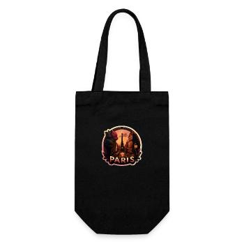 Une touche de Paris dans votre vie - Sac à bouteille - noir - Devant
