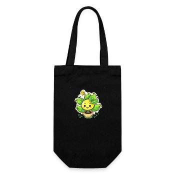 Marque de commerce Cute Plant - Sac à bouteille - noir - Devant