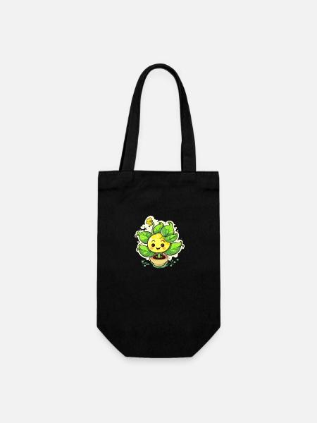Marque de commerce Cute Plant - Sac à bouteille - noir