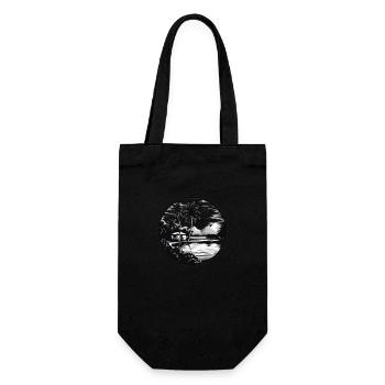 Minimalist dream destination - Gift Bag for Bottles - black - Front