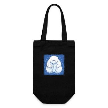 feminist amazonian capitalist statement cool - Geschenkbeutel für Flaschen - Schwarz - Vorne