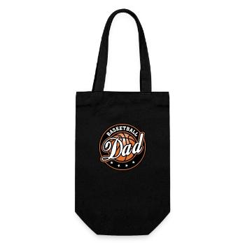 Basketball Dad - Geschenkbeutel für Flaschen - Schwarz - Vorne