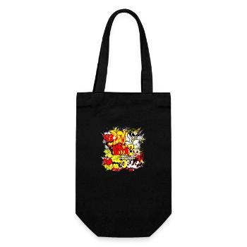Graffiti style Splash hip hop colors painter color - Gift Bag for Bottles - black - Front