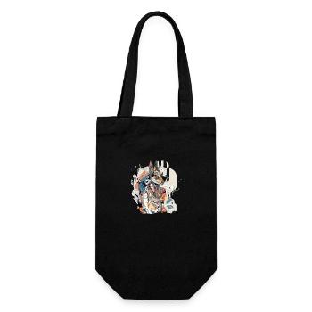 Zako le dieu renard - Sac à bouteille - noir - Devant