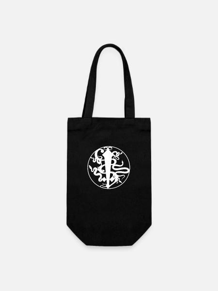 Snakecross - Geschenkbeutel für Flaschen - Schwarz