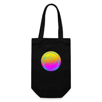 Neon Horse Lover - Geschenkbeutel für Flaschen - Schwarz - Vorne
